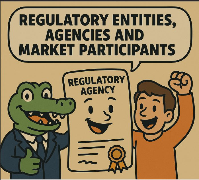 1.1 Regulatory Entities, Agencies and Market Participants